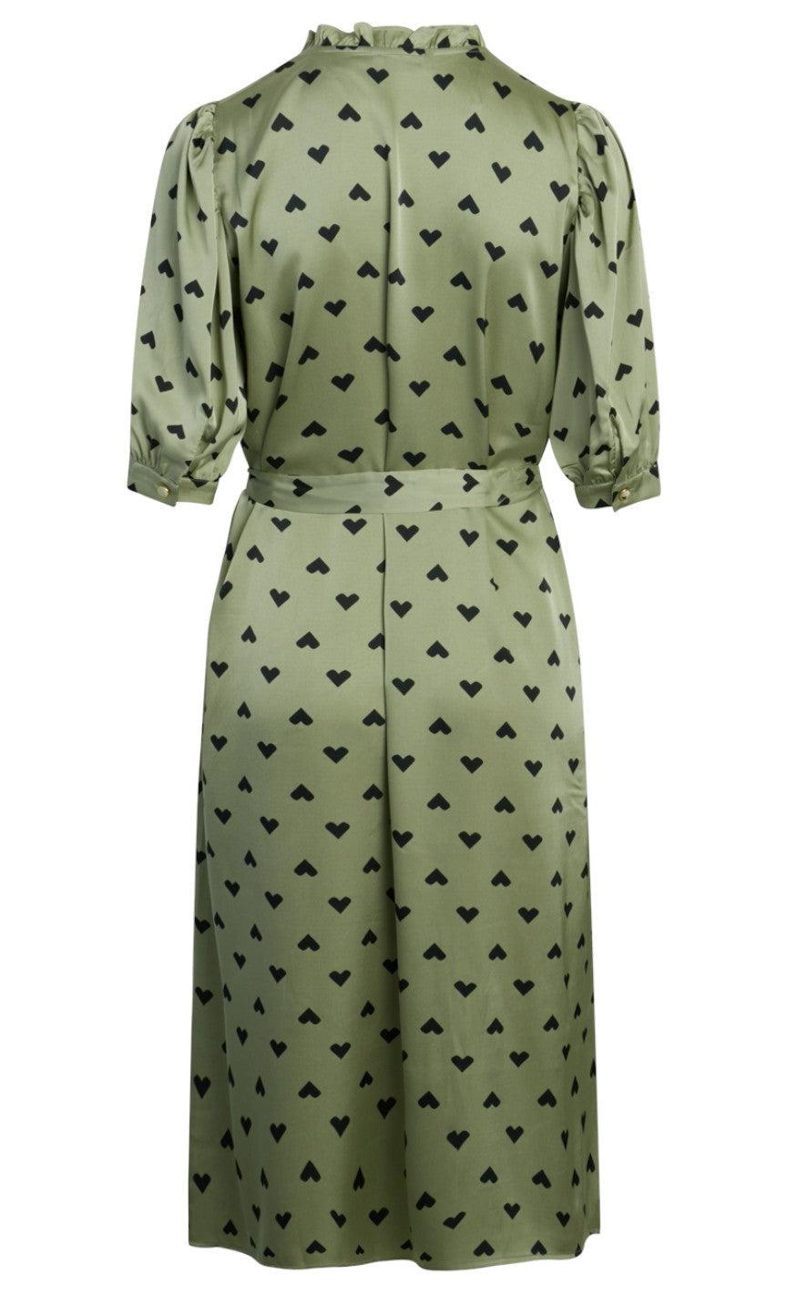 Love & Divine Kjole - Love627-3 - Khaki Heart
