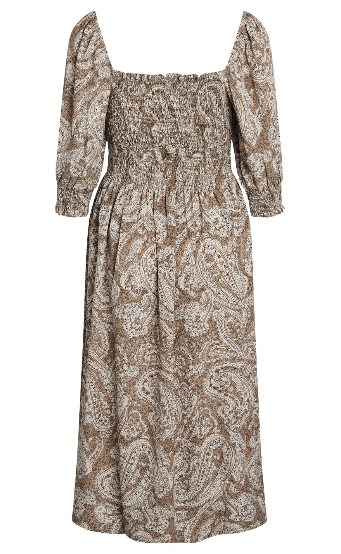 Love & Divine Kjole - Love636 - Sand/Paisley
