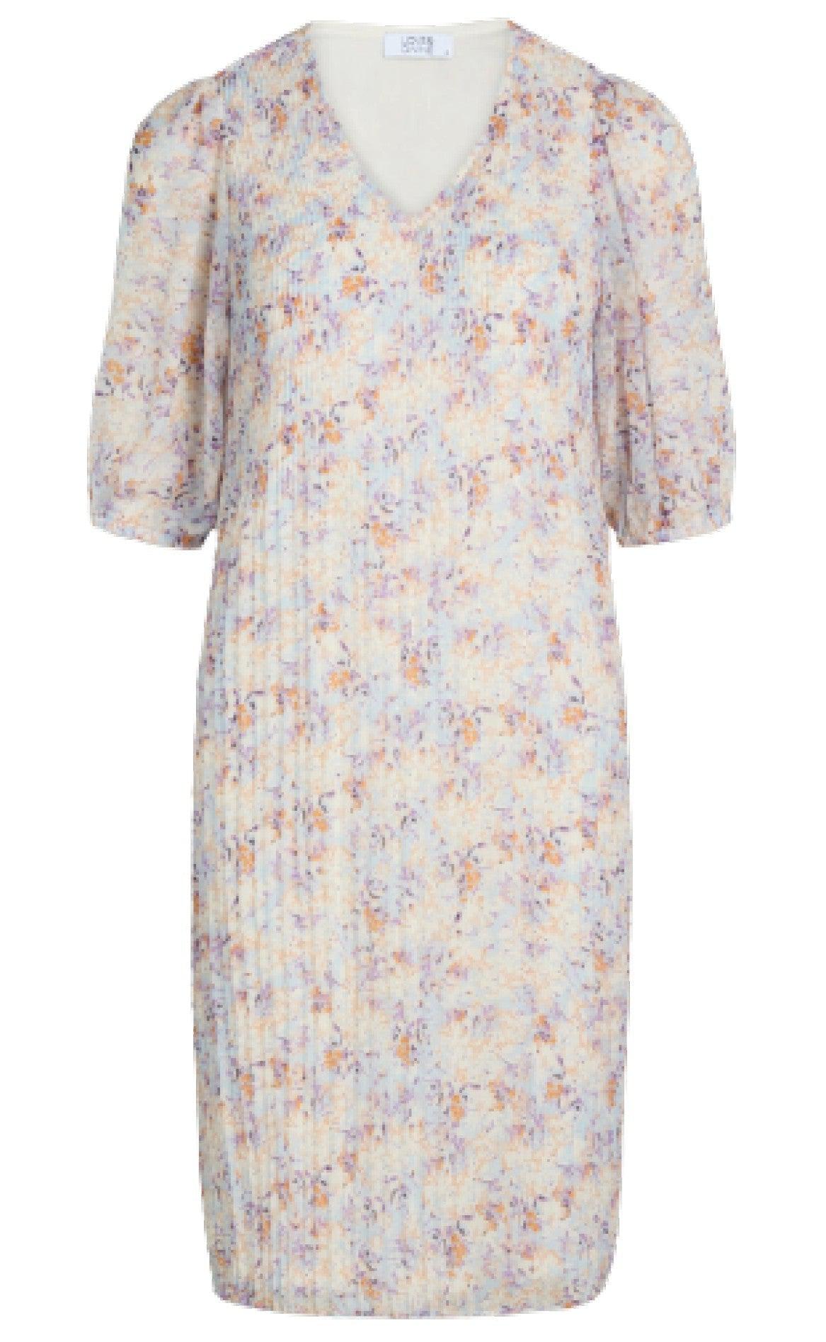 Love & Divine Kjole - Love665-3 - Pastel Flower