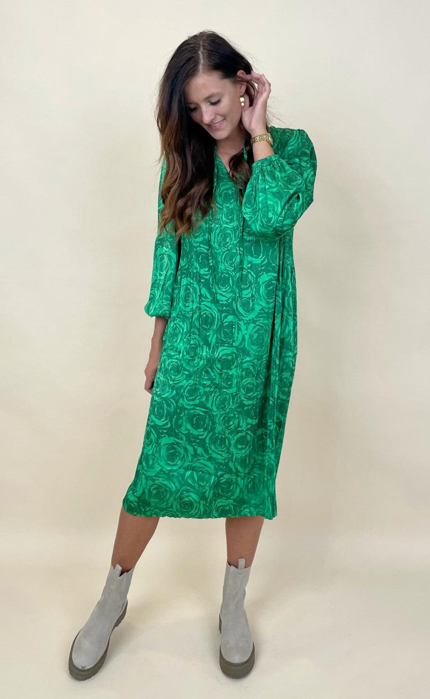 Love & Divine Kjole - Love698-4 - Green Rose