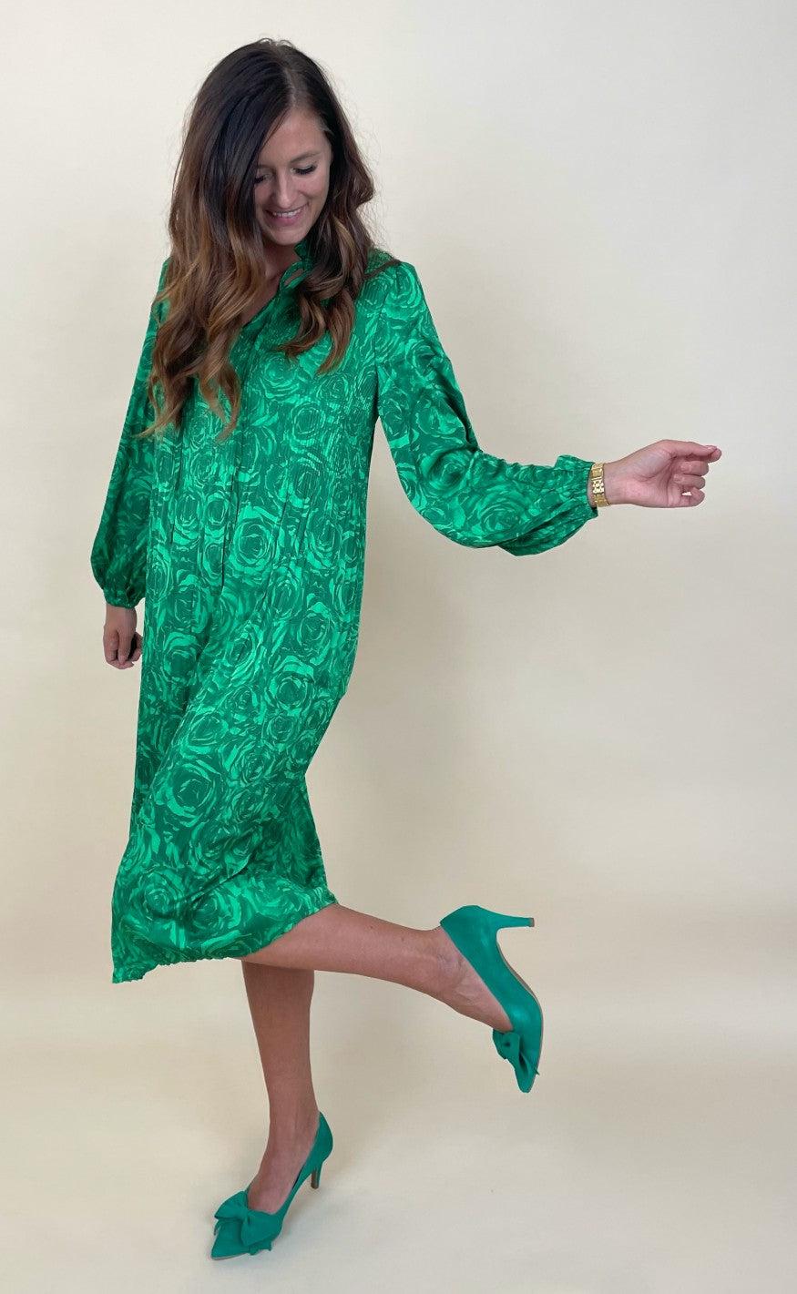 Love & Divine Kjole - Love698-4 - Green Rose