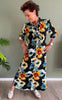 Love & Divine Kjole - Love723-4 - Black Flower