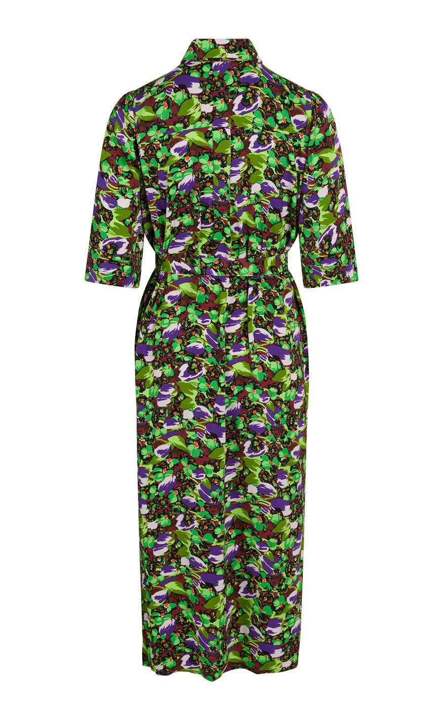 Love & Divine Kjole - Love723-5 - Lime/Purple