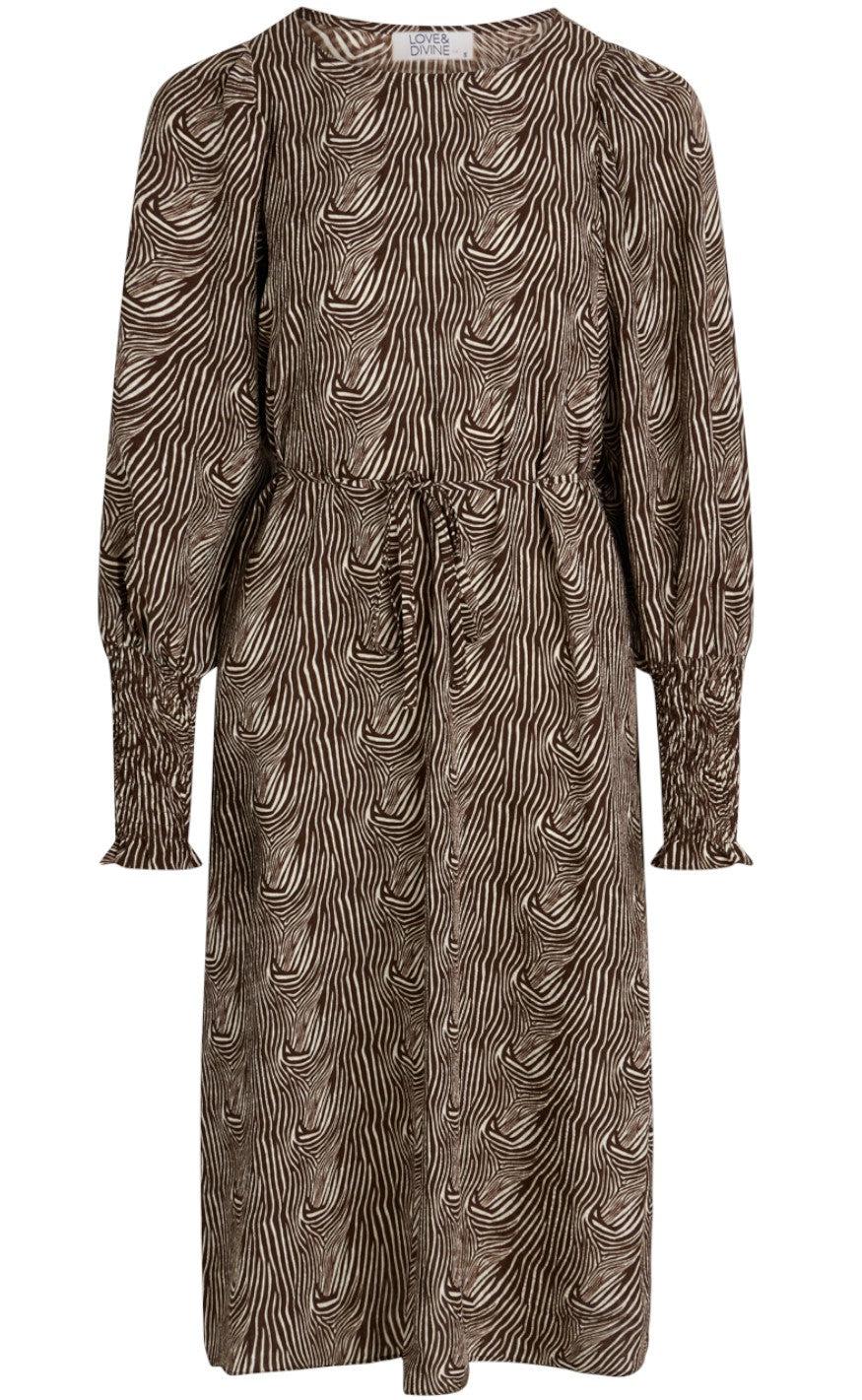 Love & Divine Kjole - Love754 - Brown/Cream
