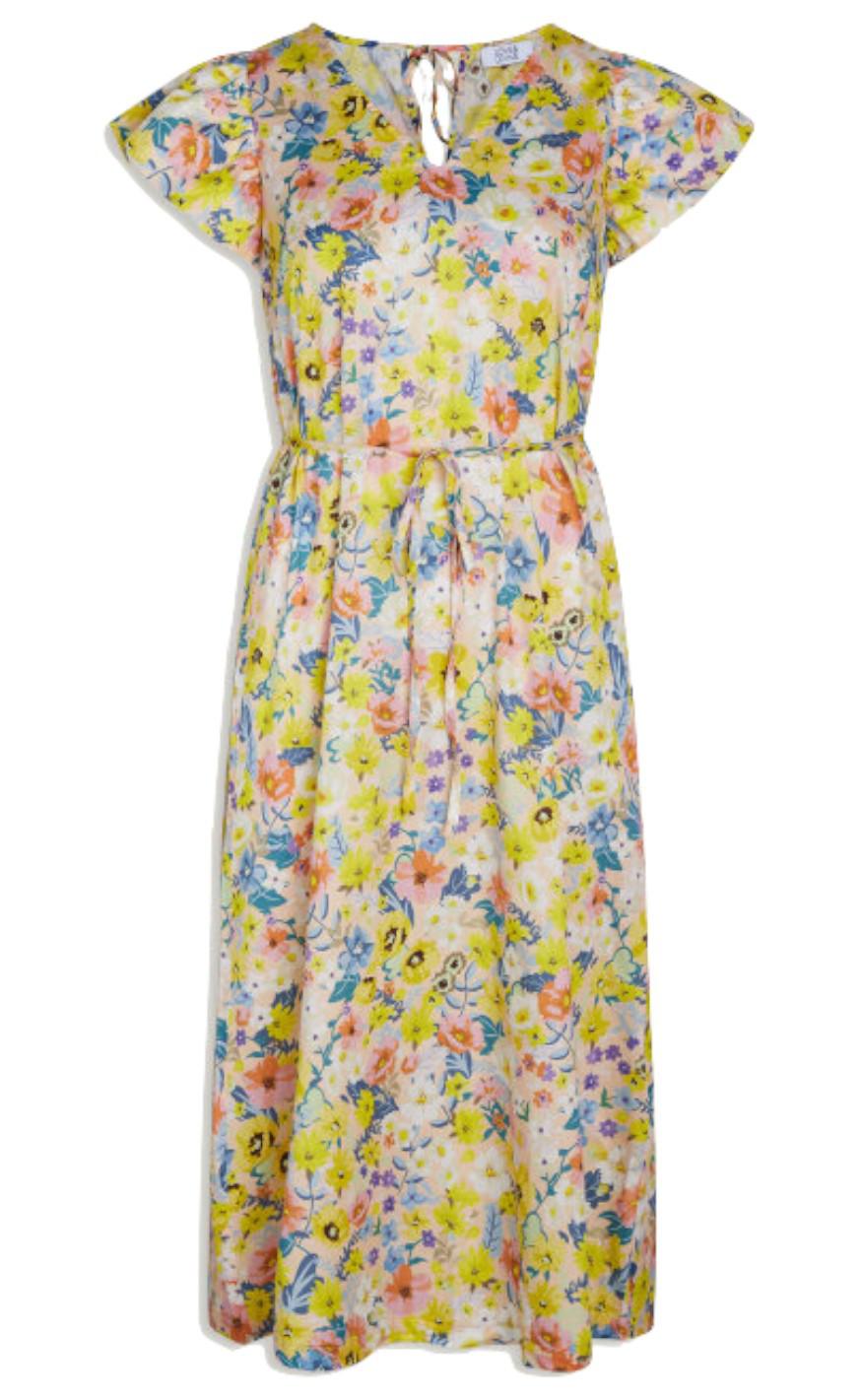 Love & Divine Kjole - Love799-1 - Multi Flower