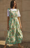 Love & Divine Kjole - Love808 - Green Flower