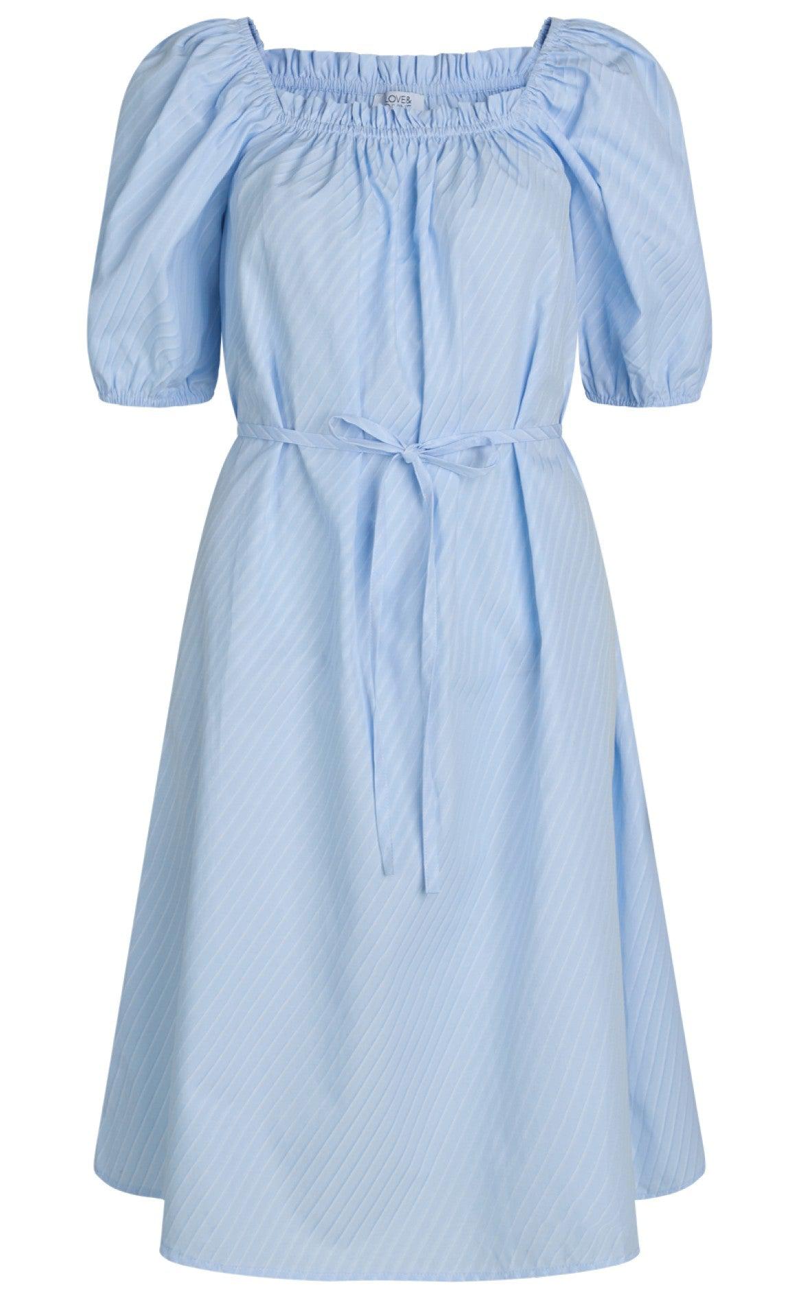 Love & Divine Kjole - Love823 - Blue Stripe