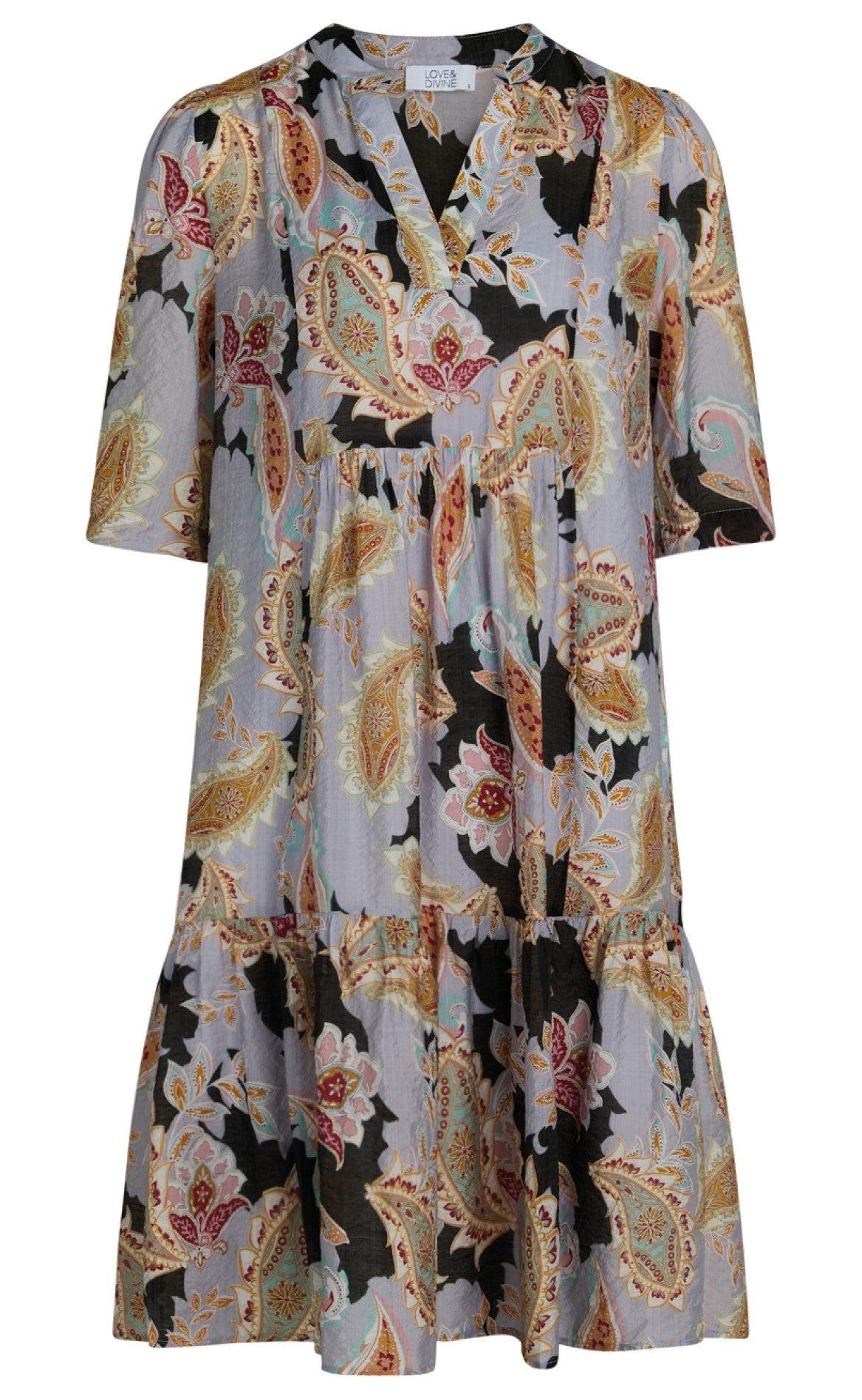 Love & Divine Kjole - Love829 - Paisley