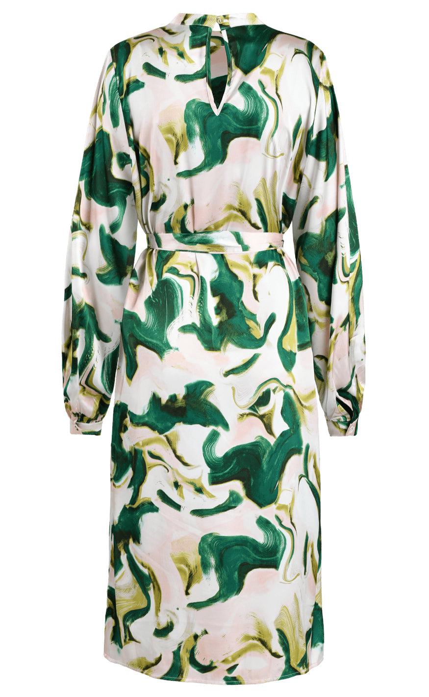 Love & Divine Kjole - Love862-2 - Green Graphic