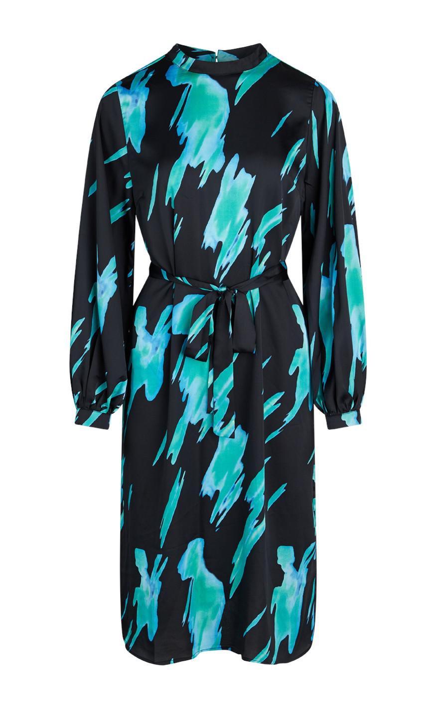 Love & Divine Kjole - Love862 - Graphic Aqua