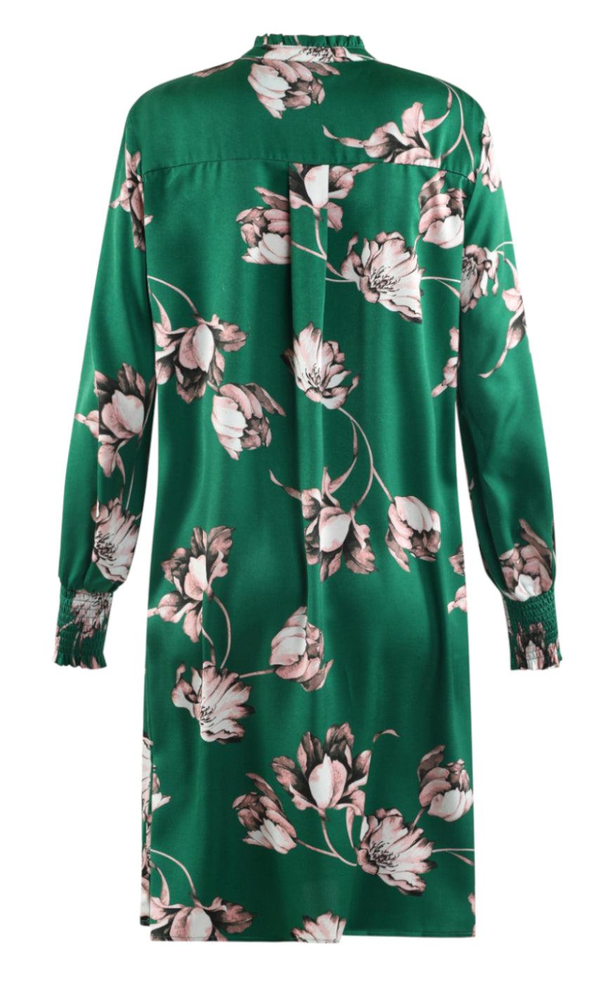 Love & Divine Kjole - Love876-4 - Green Flower