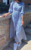 Love & Divine Kjole - Love914-3- Blue/Powder Graphic
