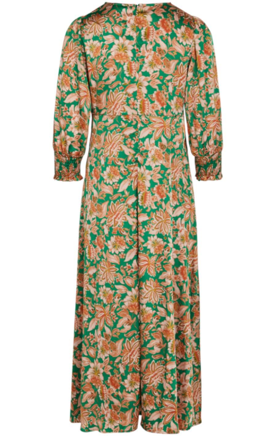 Love & Divine Kjole - Love914-7 - Green Flower