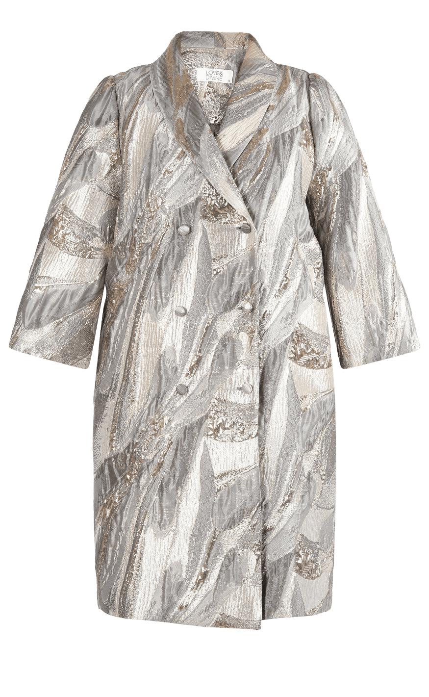 Love & Divine Kjole - Love930-1 - Grey/Gold