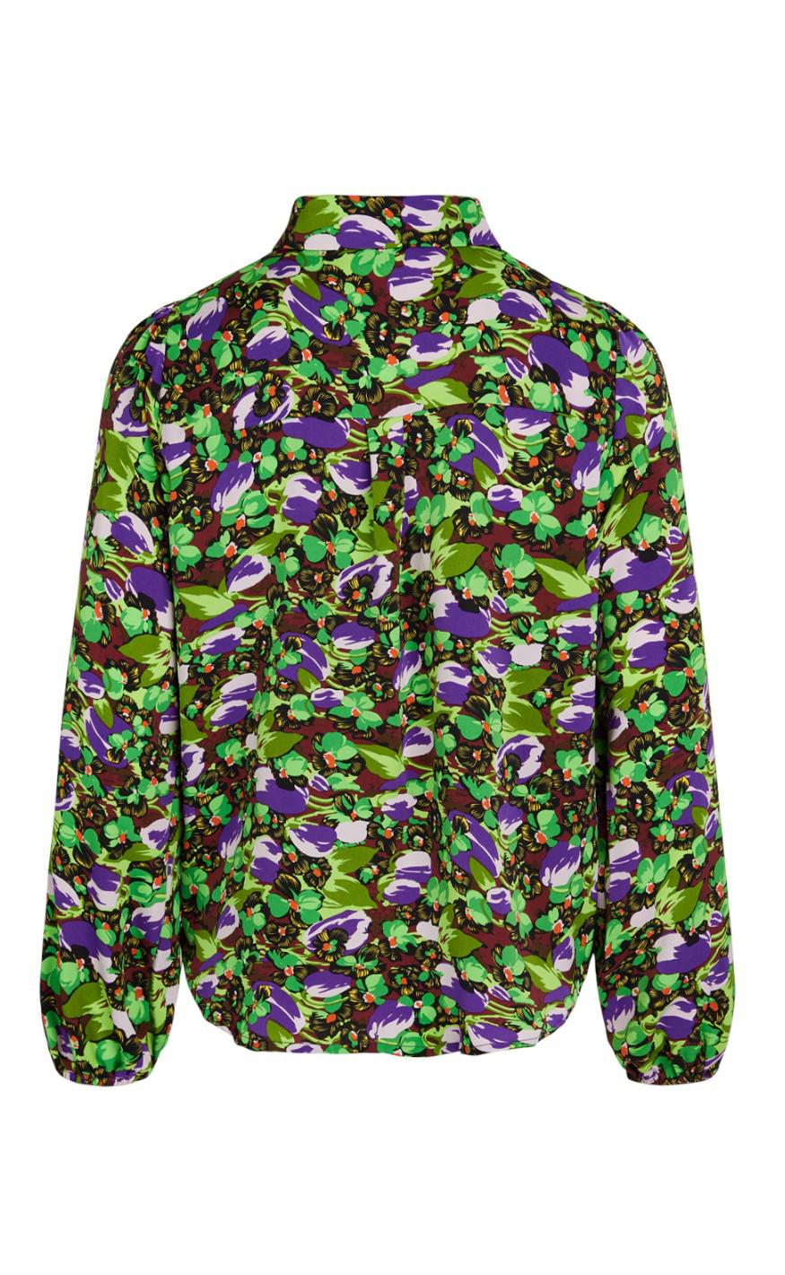 Love & Divine Skjorte - Love571-7 - Lime/Purple