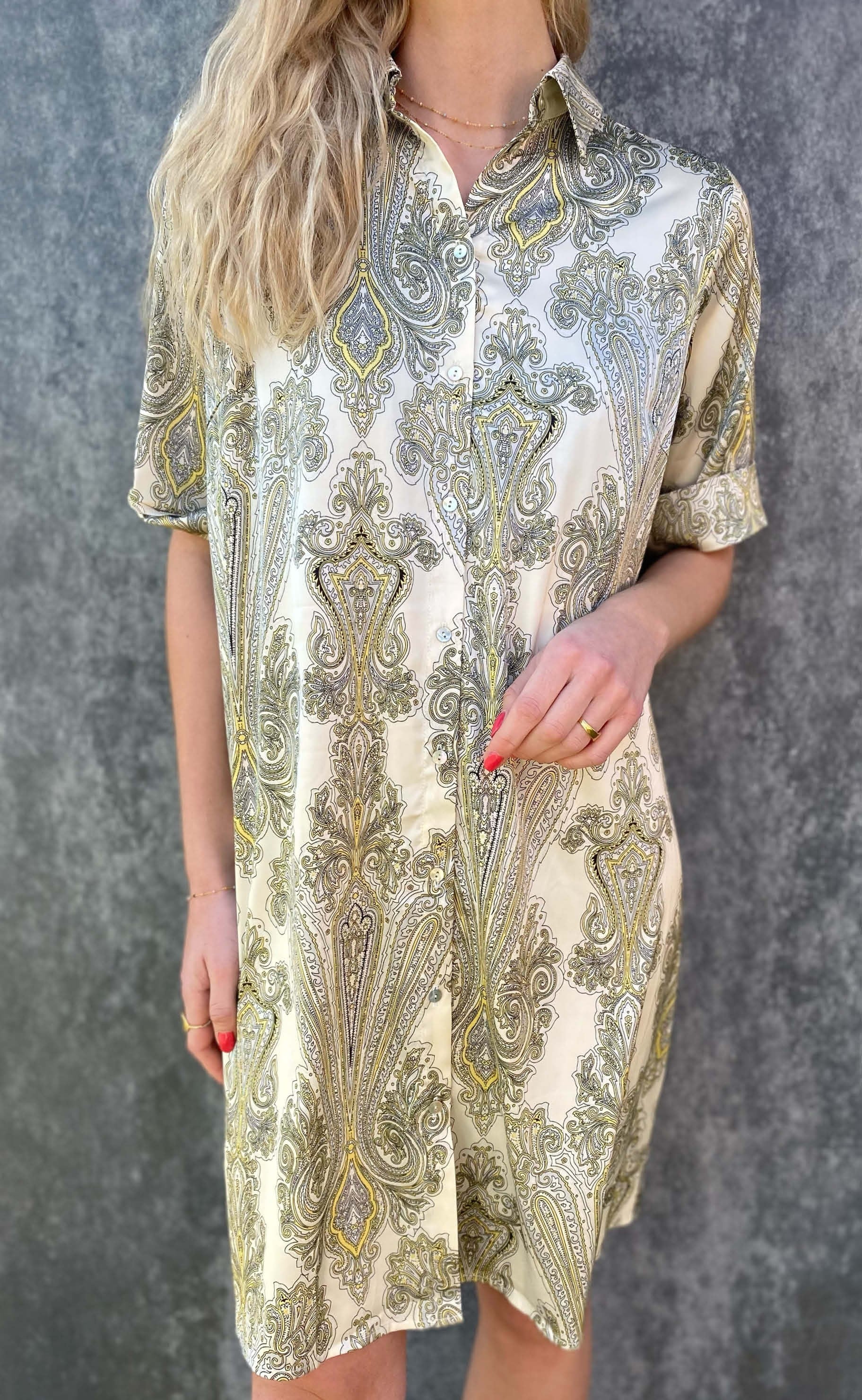 Love & Divine Skjorte - Love653 - Banana Paisley