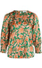 Love & Divine Skjorte - Love915-2 - Green Flower