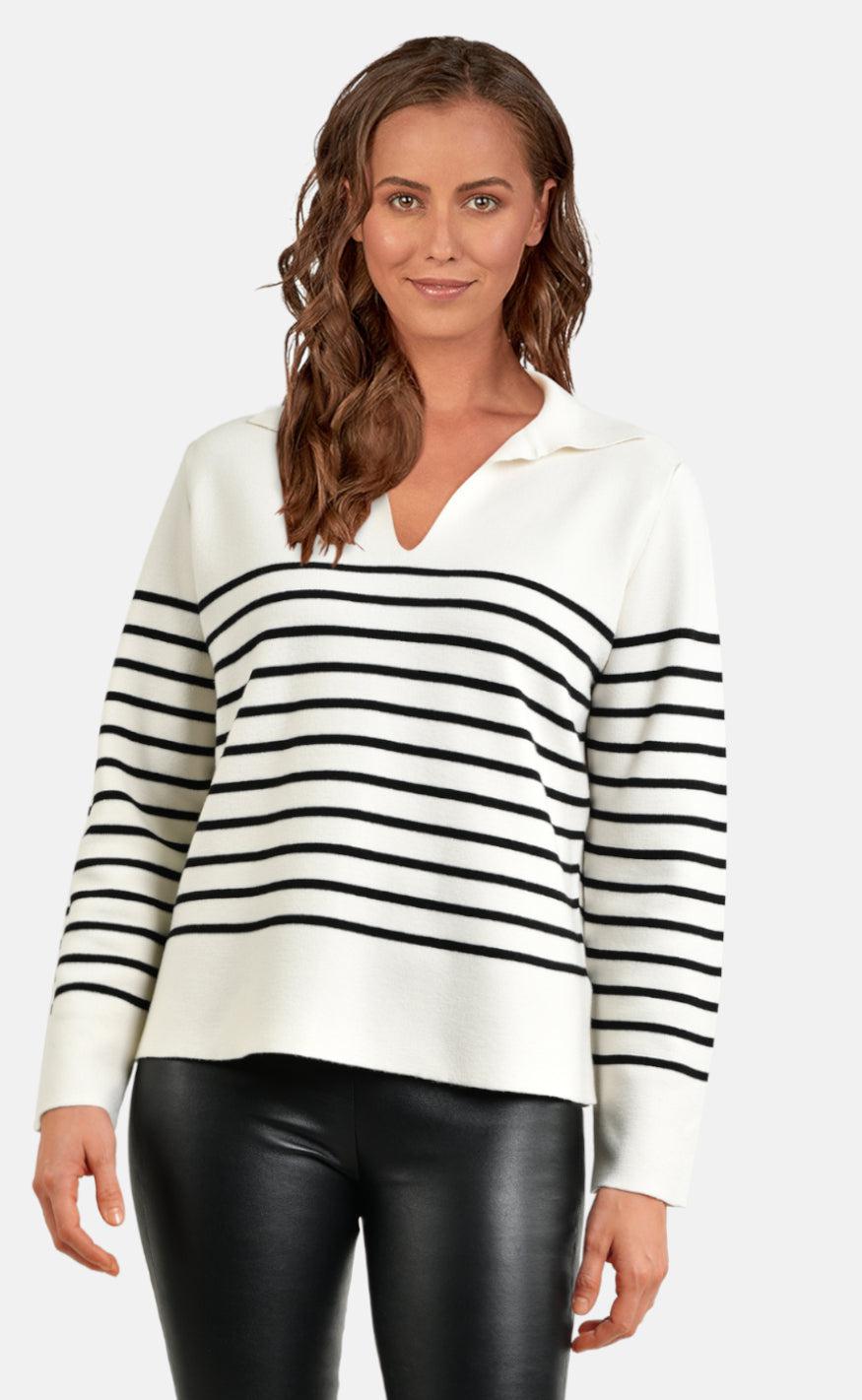 Love & Divine Sweater - Love935 - Cream/Black