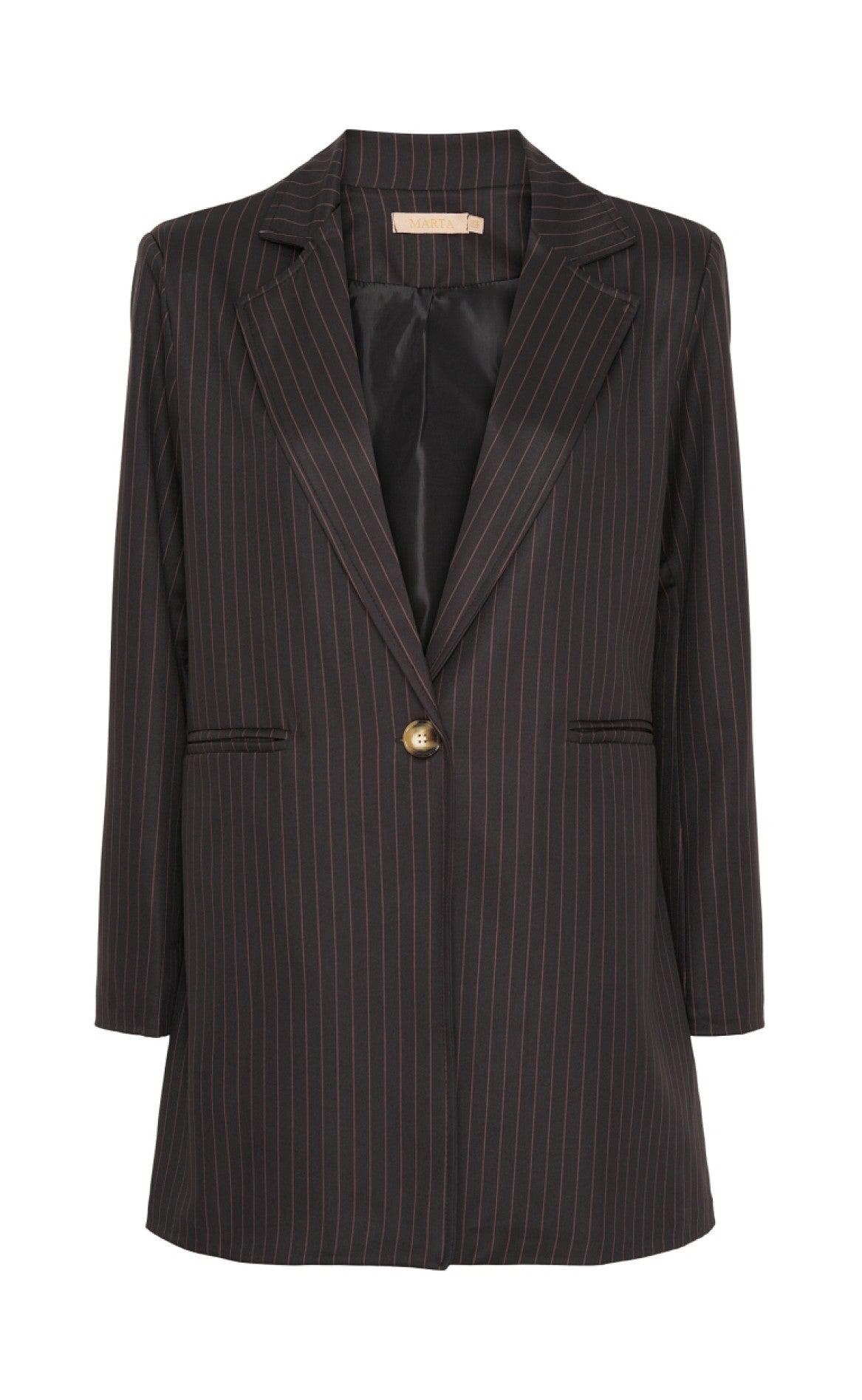 Marta Du Chateau Blazer - 4926 - Black/Tabacco