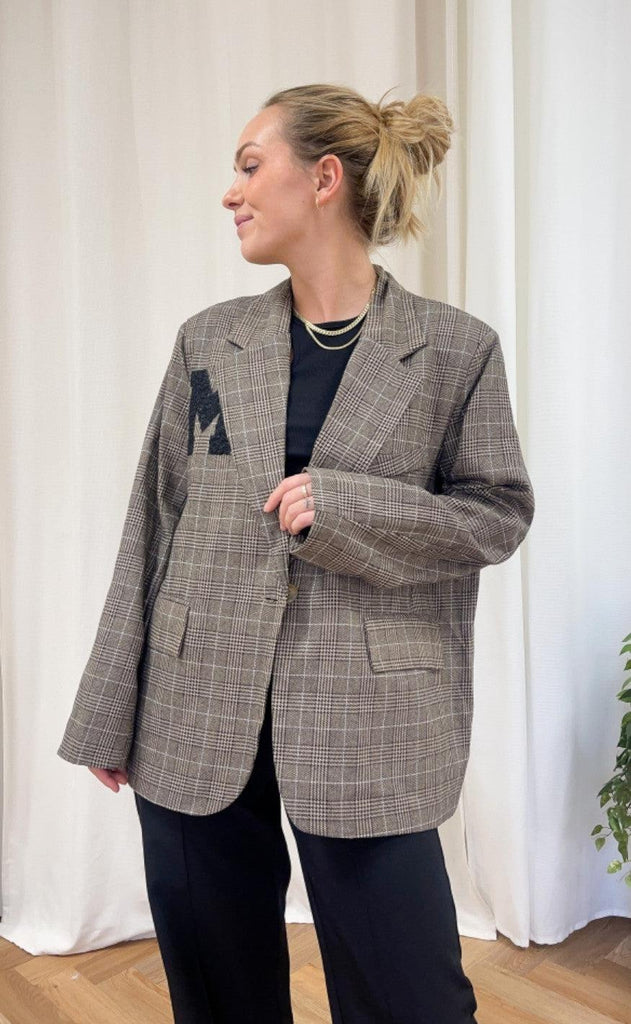 Marta Du Chateau Blazer - 4971 - Blazer Check