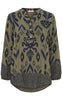 Marta Du Chateau Bluse - 2260 - Kaki Diamond