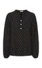 Marta Du Chateau Bluse - 8500 - Black/Gold