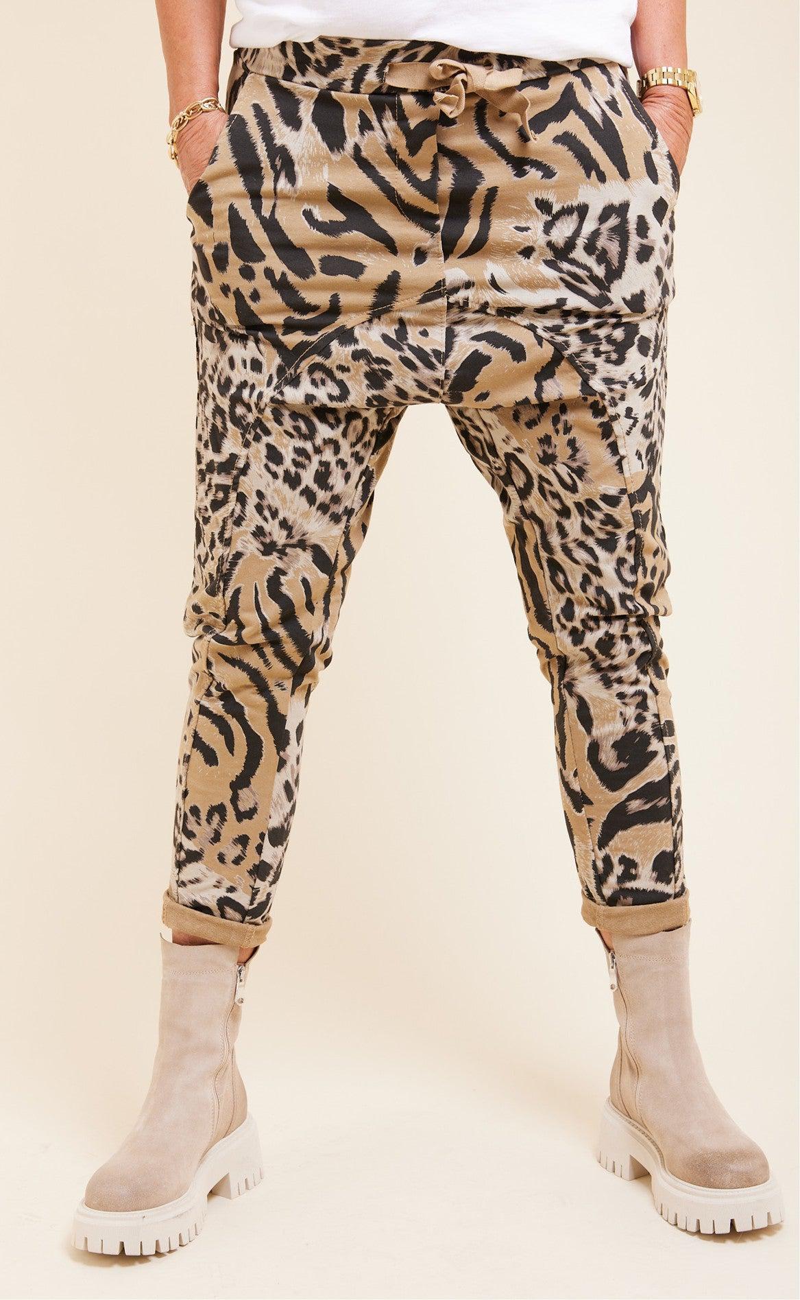 Marta Du Chateau Bukser - 20947 - Caramel Print