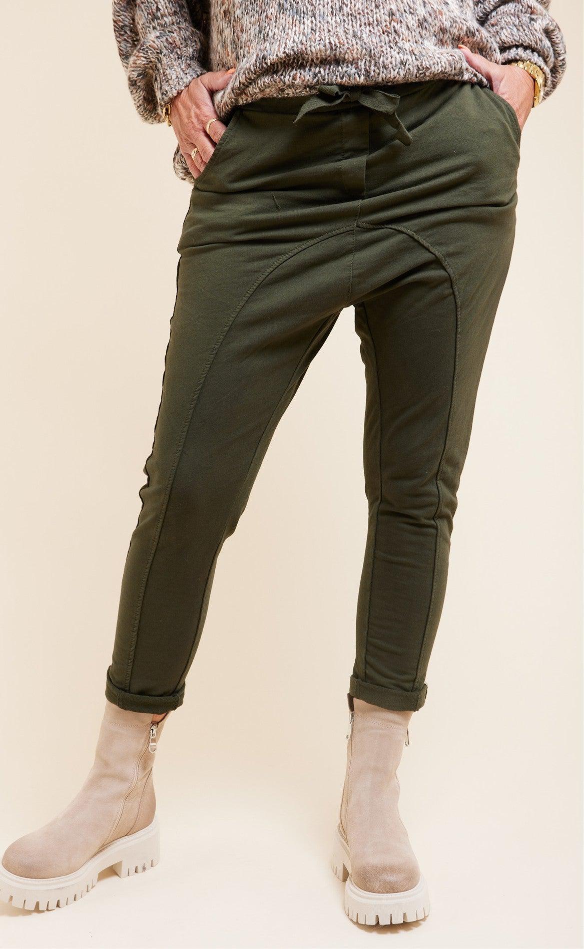 Marta Du Chateau Bukser - 20947 - Solid Military