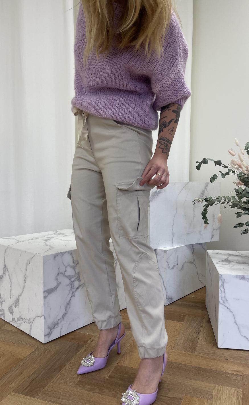 Marta Du Chateau Bukser - 21096 - Beige