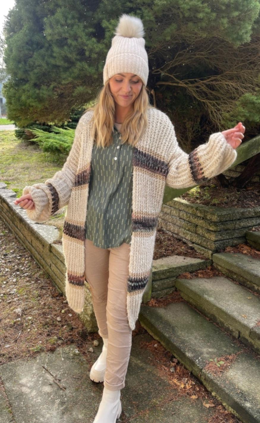 Marta Du Chateau Cardigan - 312 - Beige