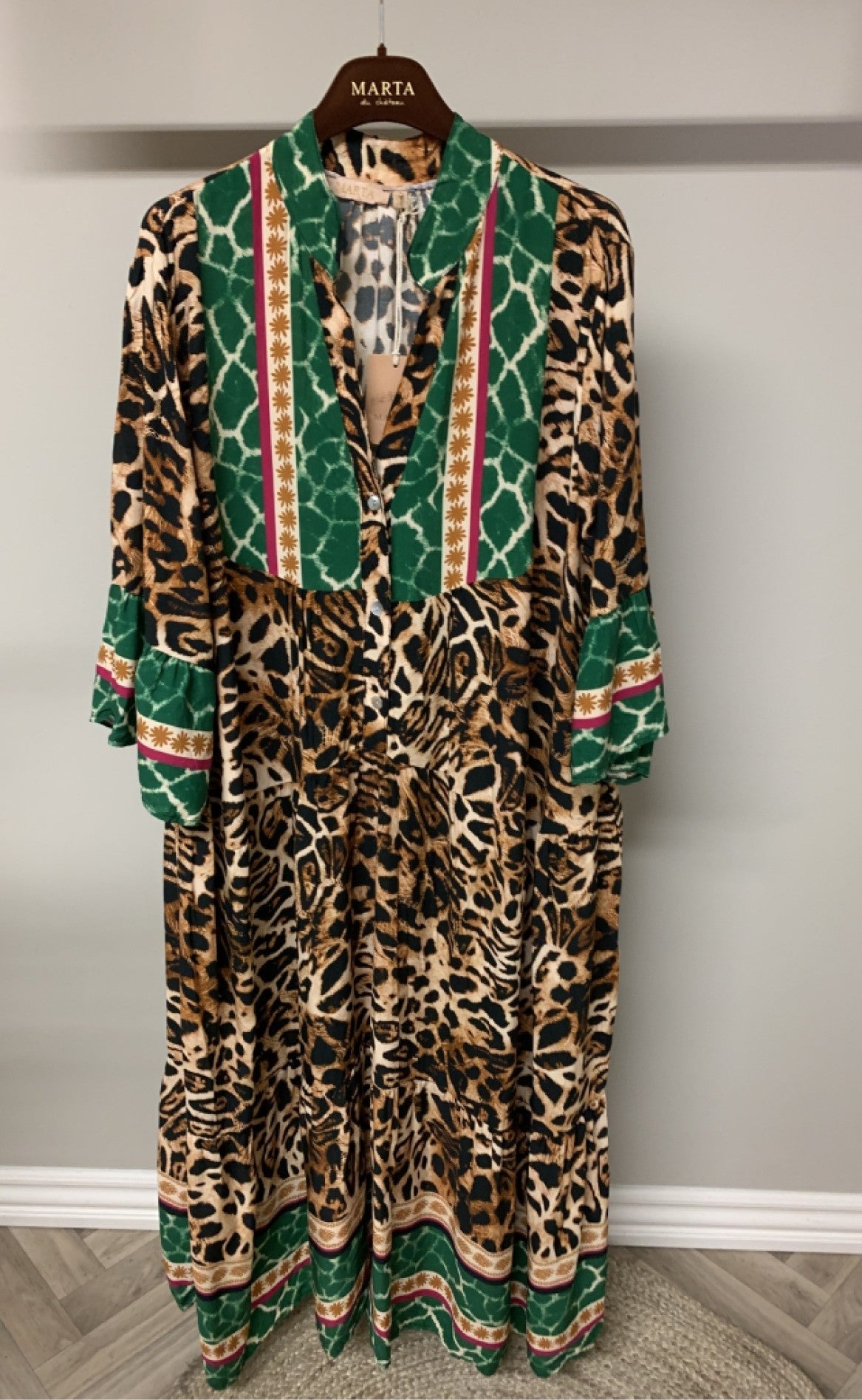 Marta Du Chateau Kjole - 2270 - Marrone Leo