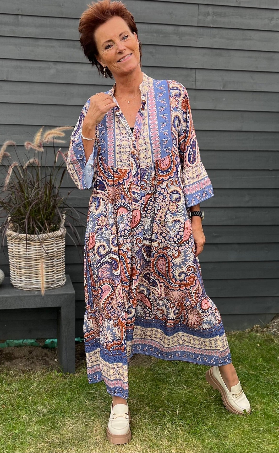Marta Du Chateau Kjole - 2270A - Blue