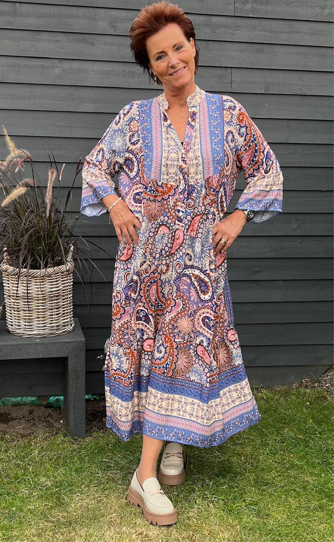 Marta Du Chateau Kjole - 2270A - Blue