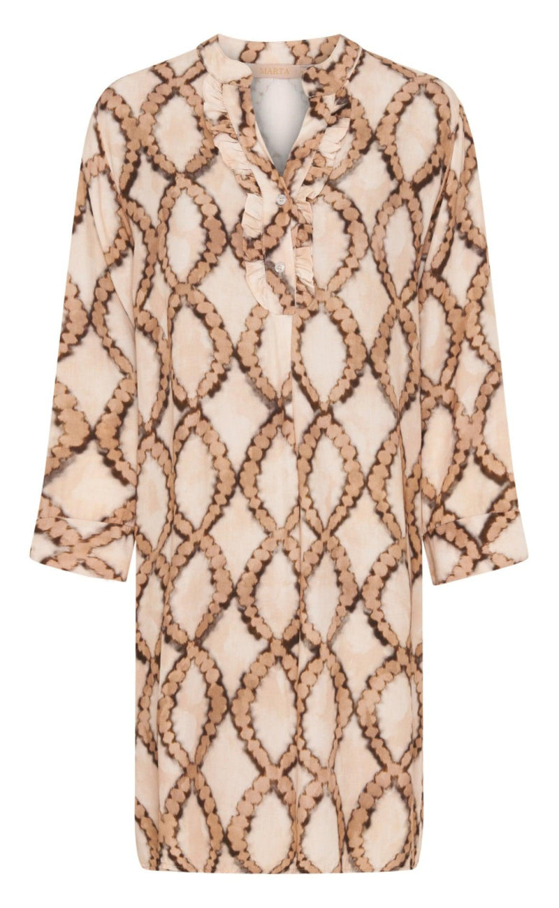 Marta Du Chateau Kjole - 2604B - Beige