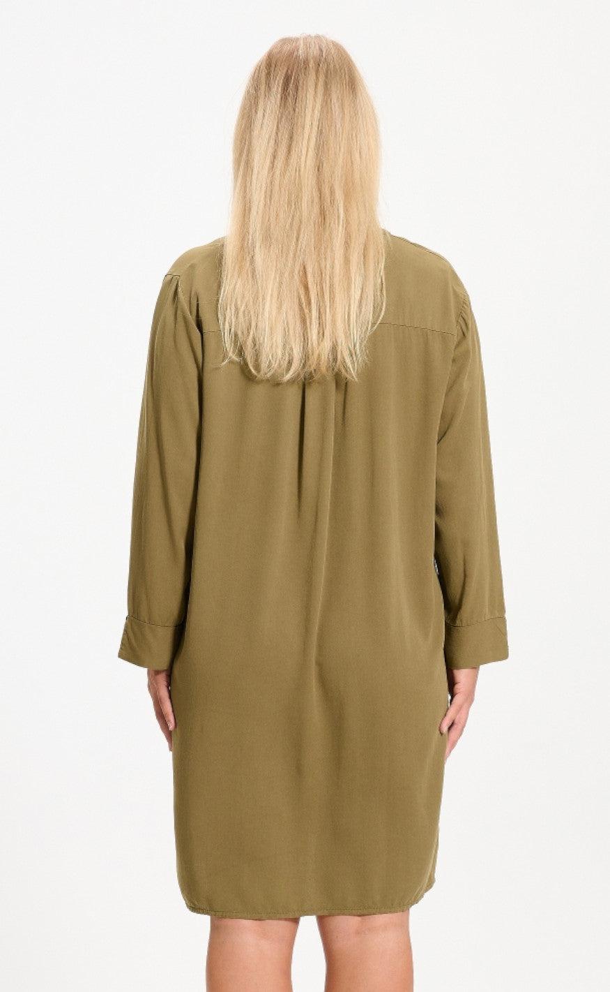 Marta Du Chateau Kjole - 2608 - Olive
