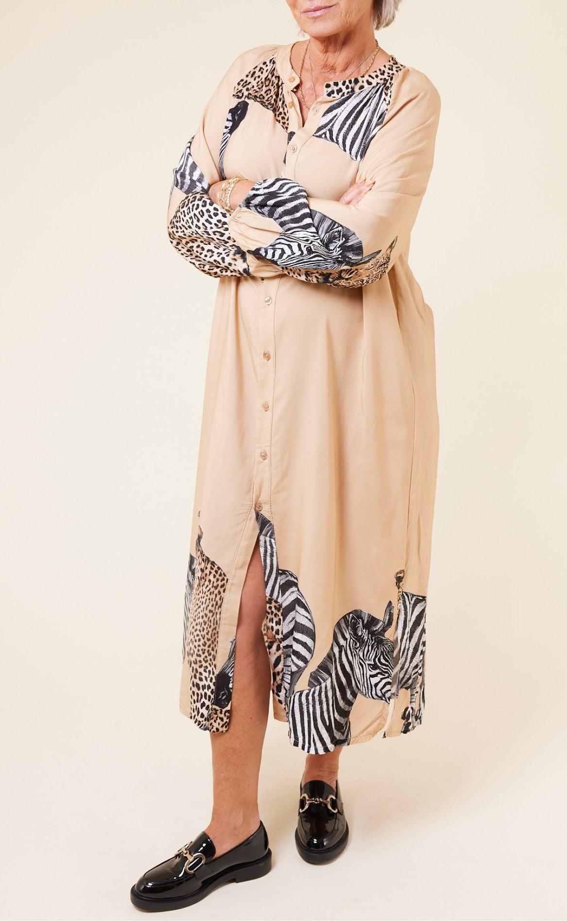 Marta Du Chateau Kjole - 32327 - Beige