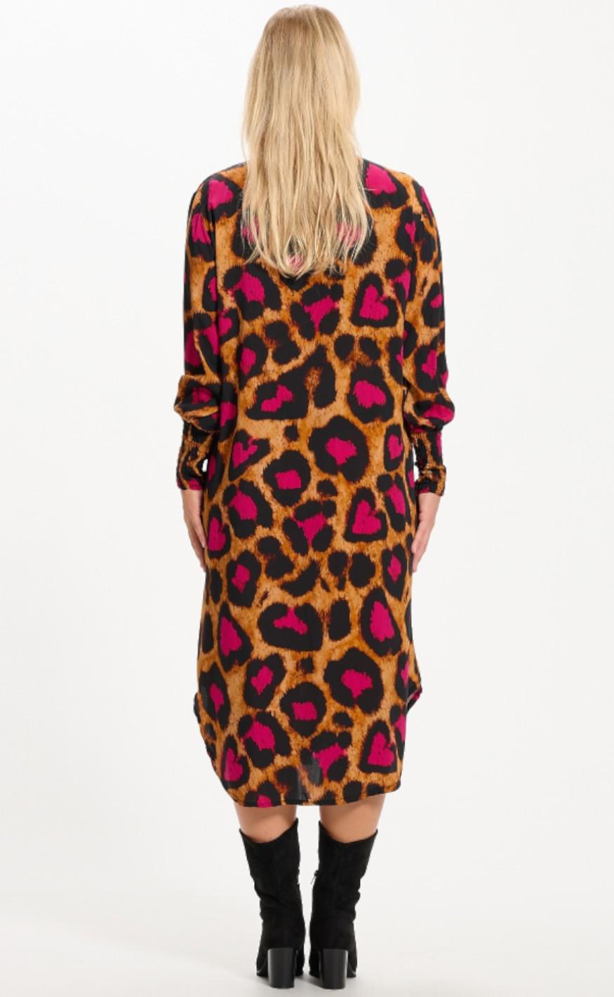 Marta Du Chateau Kjole - 4991B - Fuxia