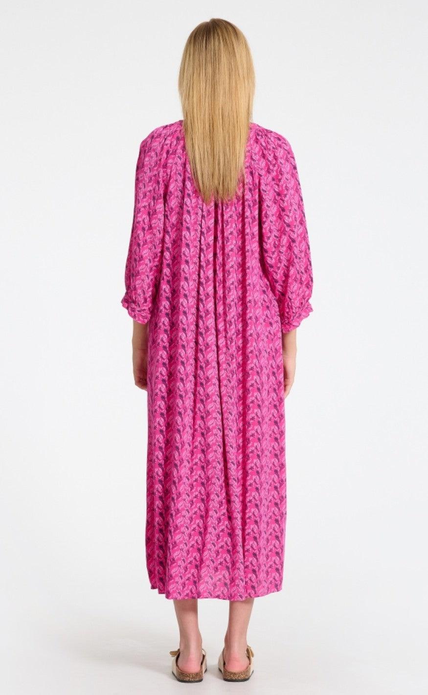 Marta Du Chateau Kjole - 5006 - Fuxia Print