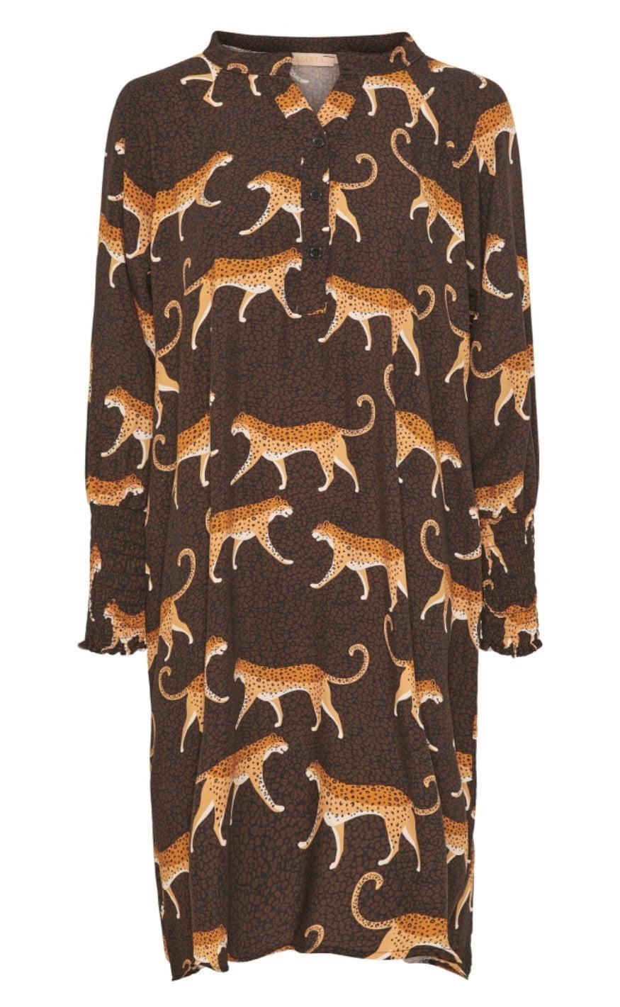 Marta Du Chateau Kjole - 5378 - Nero Animal