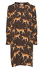Marta Du Chateau Kjole - 5378 - Nero Animal