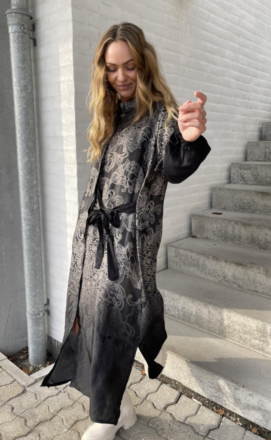 Marta Du Chateau Kjole - 5400 - Black Print