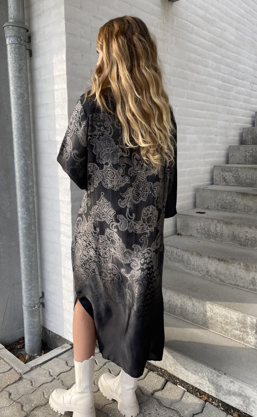Marta Du Chateau Kjole - 5400 - Black Print