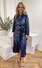 Marta Du Chateau Kjole - 5400 - Bluescuro Print