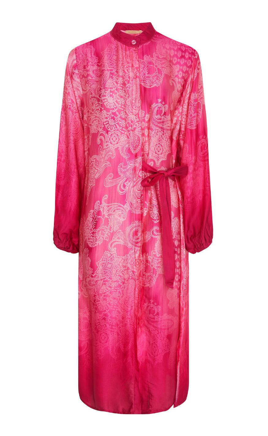 Marta Du Chateau Kjole - 5400 - Fuxia