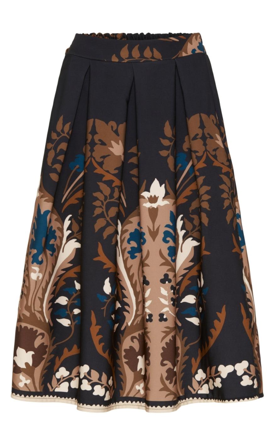 Marta Du Chateau Nederdel - 4911 - Black Flower