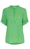 Marta Du Chateau Skjorte - 226 - Green Stripe