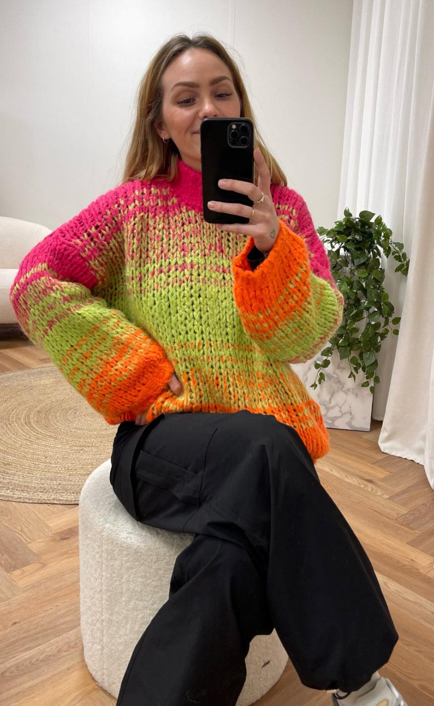 Marta Du Chateau Strik - 4461 - Fuxia/Green/Orange