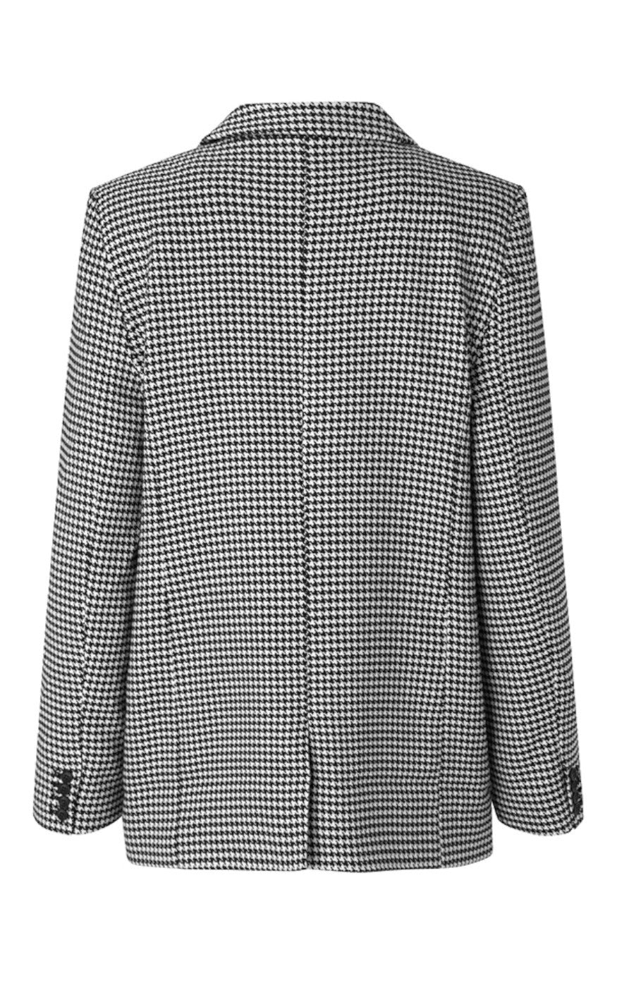 MbyM Blazer - Brennda - Black White Houndstooth