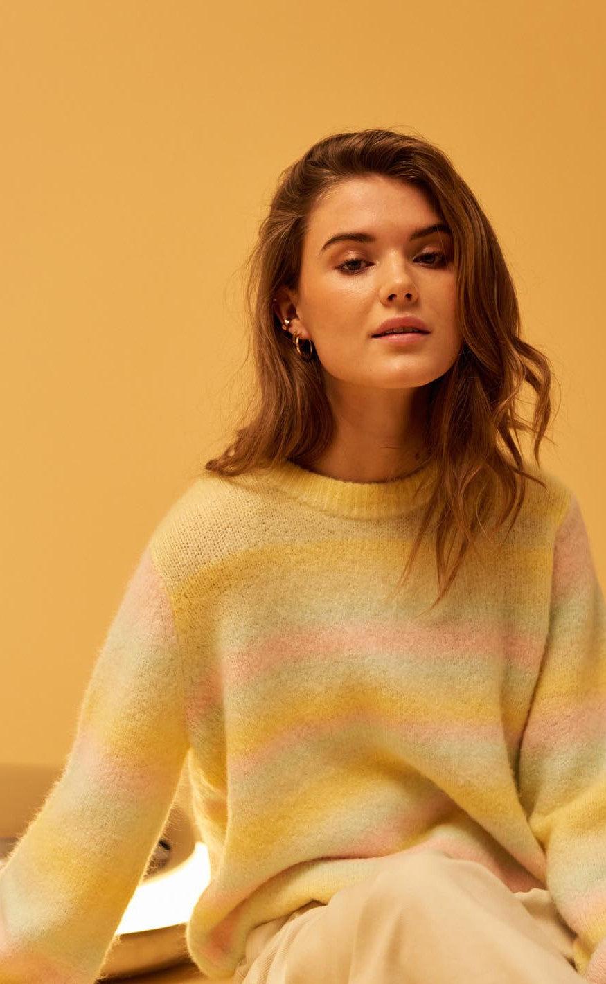 MbyM Bluse - Helanor - Pastel Rainbow