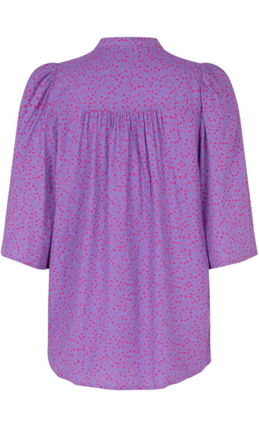 MbyM Bluse - Jaewon-M - Purple Print